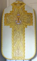 White French Latin Church Vestment